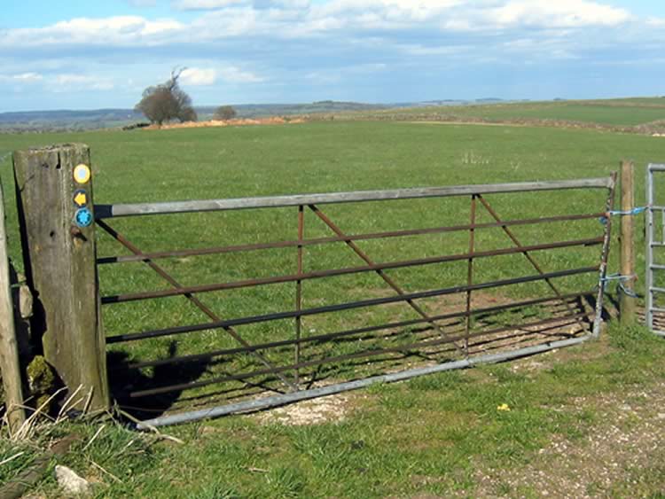 Photograph: 2009: Gate tied with knotted twine