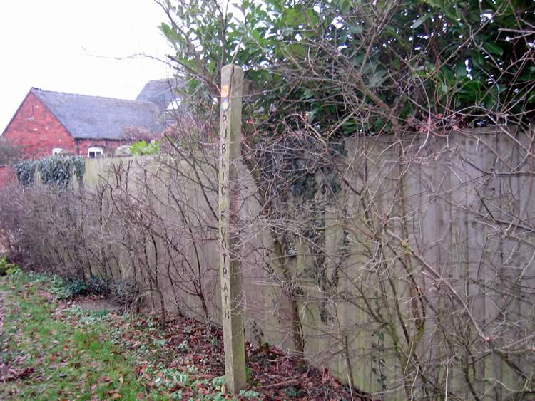 Photograph: 2007: Original route of path impassable