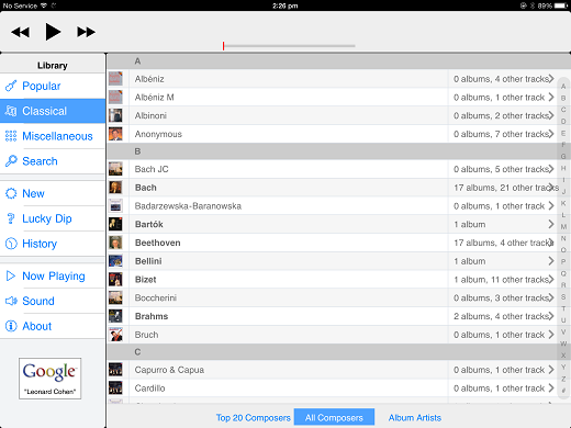Thumbnail: Classical: All Composers