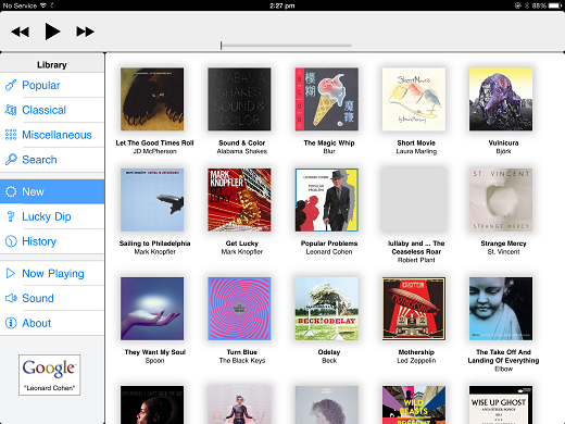 Thumbnail: New (recently added albums)