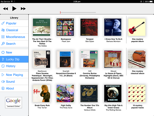 Thumbnail: Lucky Dip (random selection)