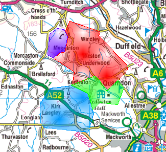 Amber Valley map
